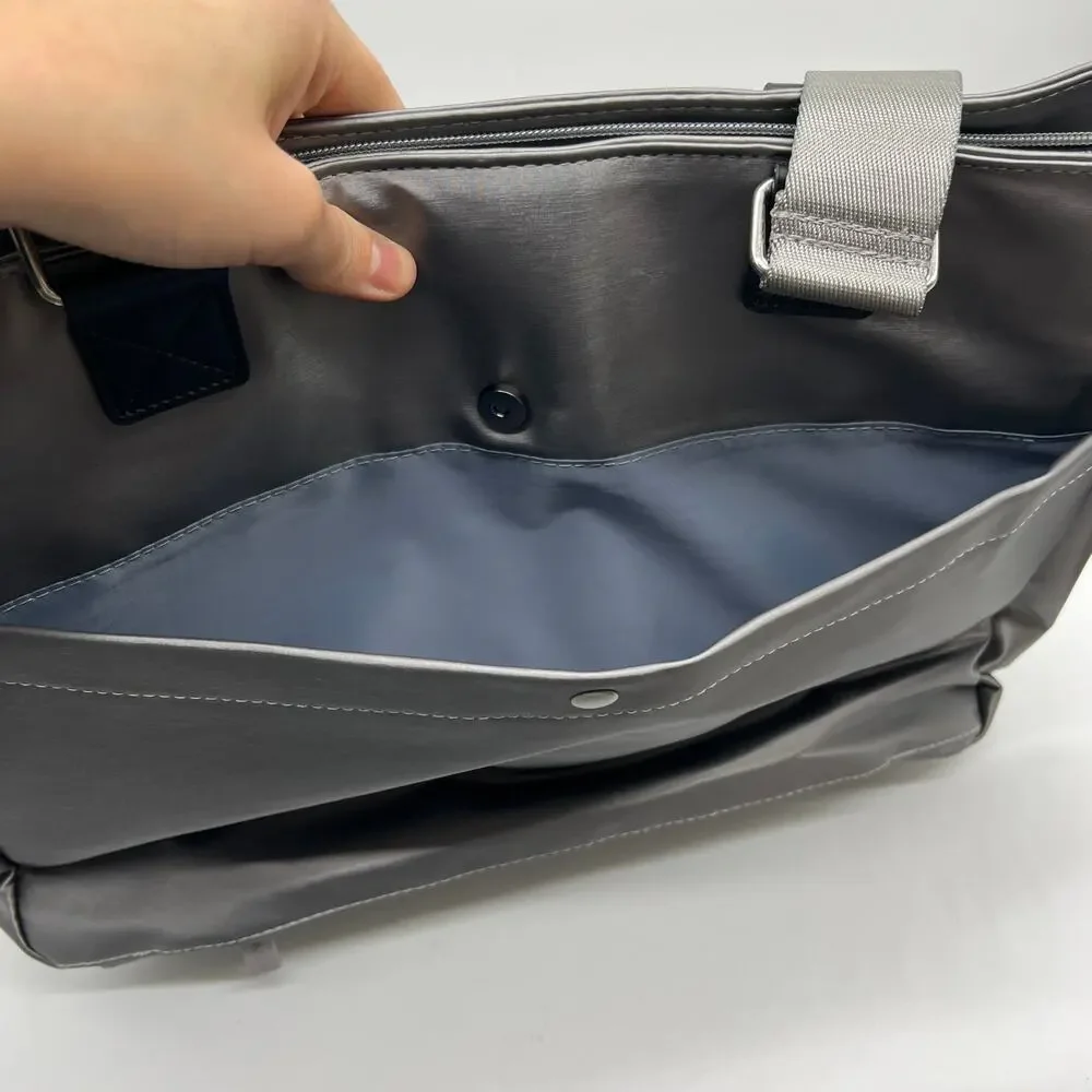 IHKWIP Cargo Catchall Tote Met Stone Grey No Crossbody Strap